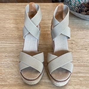 Tory Burch espadrille sandal, size 9, worn twice